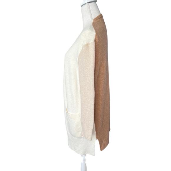 Madewell cream knit cardigan sweater neutral minimalist cozy fall scandi girl - Picture 3 of 8